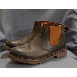 Timberland Earthkeepers Leather Chelsea Boots Men's Size 8 Ankle Workwear